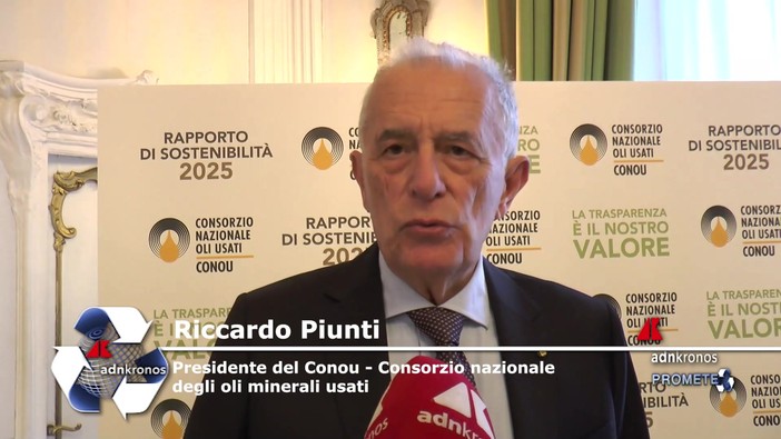 Ambiente: Piunti (Conou), 'modello consortile a sostegno della sostenibilità'
