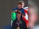Atletica, Benati vince e rispetta la scommessa: si rasa i capelli dopo l'oro nella 4x400