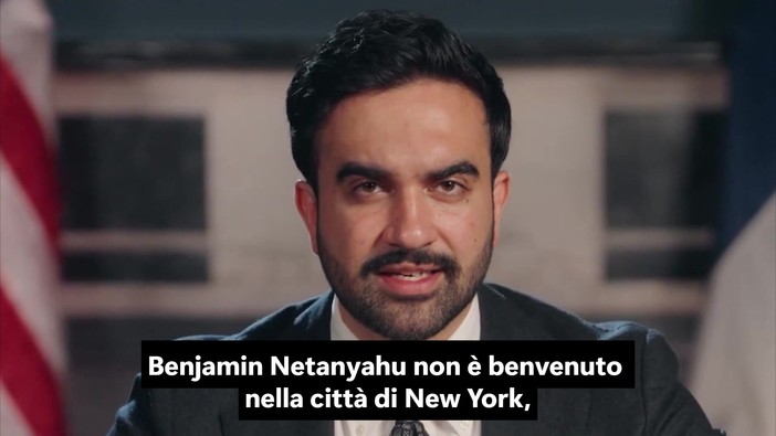 New York, il sindaco Mamdani contro Netanyahu: "Criminale di guerra, qui non è benvenuto"