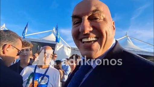 Crosetto a Bari per la festa di Fdi: "Quando ho fondato il partito mi aspettavo tutto questo"