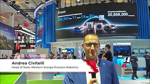 Tech, Ifa 2026: Civitelli (Ecovacs Robotics): "Leader globali in robotica per pulizia di casa" Tech, Ifa 2026: Civitelli (Ecovacs Robotics): "Leader globali in robotica per pulizia di casa"