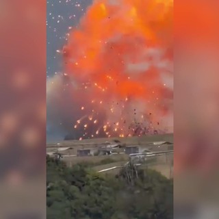 Roma, esplode stabilimento di munizioni a Colleferro