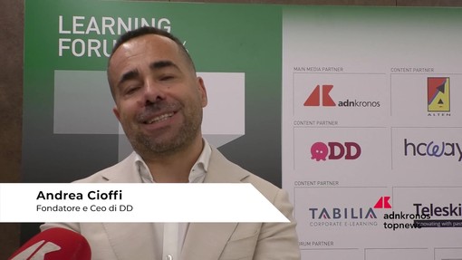 Learning Forum 2026, Cioffi (DD): "Con Edutainment persone al centro del cambiamento"