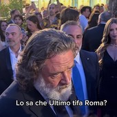 Russell Crowe: "Io sono un grande fan di Ultimo, tifa Roma ma lo perdono"