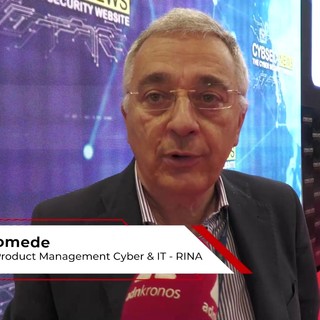 Cybsec Expo 2026: Diomede (RINA): 'Serve difesa sistemica lungo tutta la catena del valore' Cybsec Expo 2026: Diomede (RINA): 'Serve difesa sistemica lungo tutta la catena del valore'