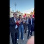 Schlein, Fratoianni e Bonelli cantano 'Bella Ciao' sotto il palco della Cgil Schlein, Fratoianni e Bonelli cantano 'Bella Ciao' sotto il palco della Cgil