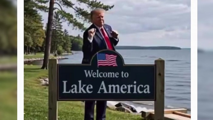 Lago Ontario, è guerra a colpi di cartelli tra Trump e il premier Doug Ford Lago Ontario, è guerra a colpi di cartelli tra Trump e il premier Doug Ford