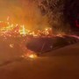Napoli, incendio nel Parco archeologico di Longola
