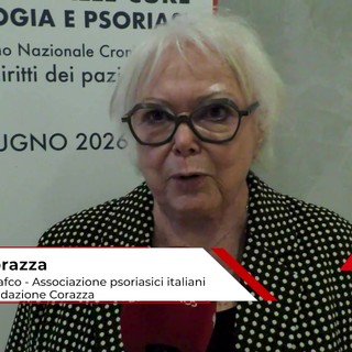 Sanità: Corazza (Apiafco), 'psoriasi in Pnc per spostare peso cronicità da pazienti a Istituzioni' Sanità: Corazza (Apiafco), 'psoriasi in Pnc per spostare peso cronicità da pazienti a Istituzioni'
