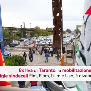 Ex Ilva, sciopero a oltranza a Taranto e Genova Ex Ilva, sciopero a oltranza a Taranto e Genova
