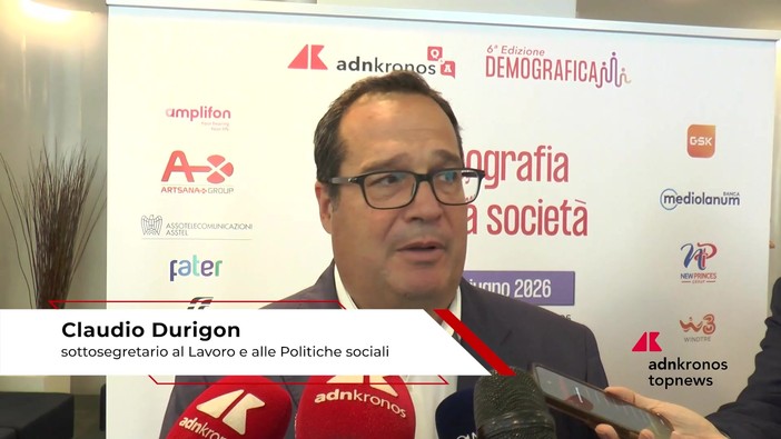 Durigon: "Governo sta dando risposte al problema del calo demografico" Durigon: "Governo sta dando risposte al problema del calo demografico"