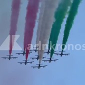 Gardone Val Trompia, lo spettacolo delle Frecce Tricolori