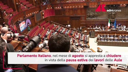 Chiusura estiva del Parlamento, le date