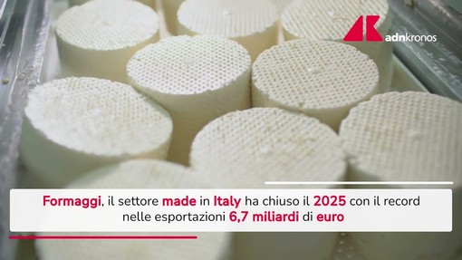 Formaggi, boom made in Italy nel 2025: record nelle esportazioni Formaggi, boom made in Italy nel 2025: record nelle esportazioni