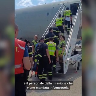 Venezuela, partita la missione italiana della Protezione civile: chi sono i 97 esperti