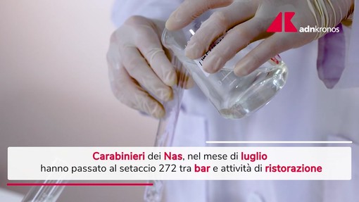 Controlli Nas sull'acqua in bar e ristoranti, irregolare più di un locale su due