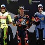 Motogp, Alex Marquez vince gara sprint a Barcellona. Sul podio Acosta e Di Giannantonio