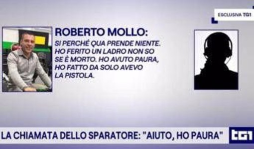 "Ho ferito un ladro, non so se è morto", al Tg1 la telefonata al 112 del 35enne che ha sparato a Cuneo "Ho ferito un ladro, non so se è morto", al Tg1 la telefonata al 112 del 35enne che ha sparato a Cuneo