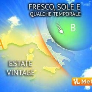 Estate 'vintage' sull'Italia: fresco, sole e qualche temporale