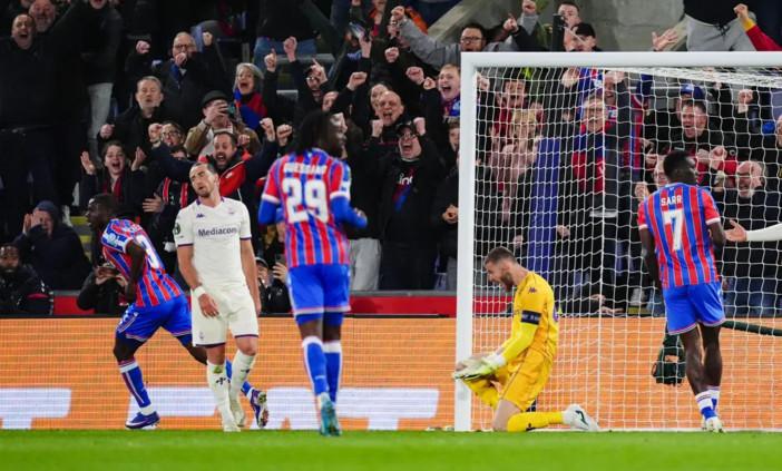 La Fiorentina crolla a Londra, il Crystal Palace vince 3-0
