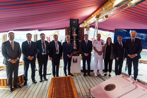 Vespucci e Americàs Cup si incontrano a New York, presenti Abodi e Mezzaroma Vespucci e Americàs Cup si incontrano a New York, presenti Abodi e Mezzaroma