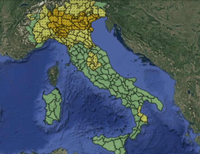 Maltempo, allerta meteo arancione e gialla per temporali 9 settembre: la mappa delle regioni a rischio Maltempo, allerta meteo arancione e gialla per temporali 9 settembre: la mappa delle regioni a rischio