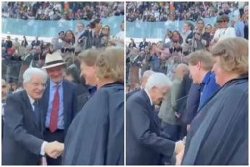 Sinner vince, Mattarella incontra i genitori e... si congratula Sinner vince, Mattarella incontra i genitori e... si congratula