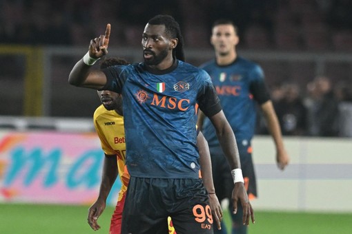 Il Napoli vince a Lecce, Milinkovic-Savic e Anguissa decisivi Il Napoli vince a Lecce, Milinkovic-Savic e Anguissa decisivi