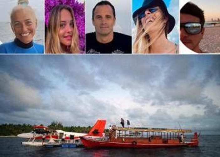 Sub italiani morti, alle Maldive il team finlandese per il recupero. Rientrati i 20 italiani del Duke of York Sub italiani morti, alle Maldive il team finlandese per il recupero. Rientrati i 20 italiani del Duke of York