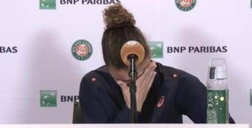 Roland Garros, Paolini perde e scoppia a piangere: "Difficile da accettare" Roland Garros, Paolini perde e scoppia a piangere: "Difficile da accettare"
