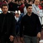 Furia Simeone con Arteta: rissa tra panchine in Arsenal-Atletico Madrid