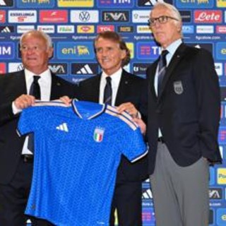 La Nazionale riparte dal tridente Malagò-Mancini-Ranieri: "Vogliamo vincere e riportare i giovani a vedere l'Italia ai Mondiali"