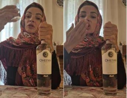 "Un saluto a Putin", la gag social della moglie di Vannacci