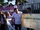 Pontida, Lega intitola pratone a Bossi. Salvini accolto da ovazione: "Si vince uniti" Pontida, Lega intitola pratone a Bossi. Salvini accolto da ovazione: "Si vince uniti"