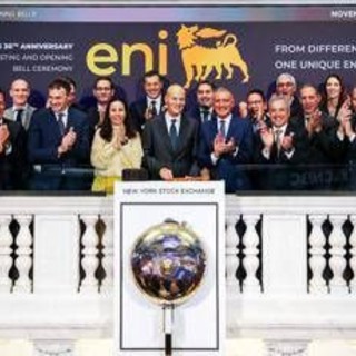 Eni celebra 30 anni di quotazione al Nyse, Descalzi: &quot;Grazie a strategia risultati importanti&quot;