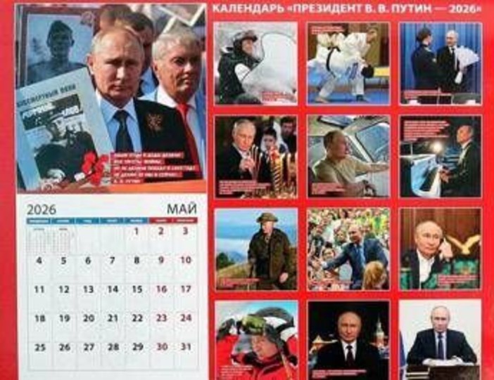 Russia, in vendita il calendario di Putin: judoka a febbraio, cacciatore ad agosto