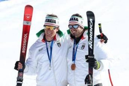 'Paris Jet-man' e 'Franzoni grandioso': festa a Bormio per le prime medaglie azzurre di Milano Cortina