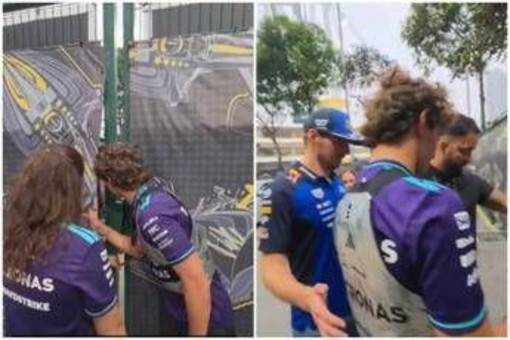 Antonelli bloccato dalla sicurezza a Singapore: "Sono un pilota". Lo salva... Verstappen Antonelli bloccato dalla sicurezza a Singapore: "Sono un pilota". Lo salva... Verstappen