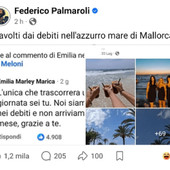"Travolti dai debiti nell'azzurro mare di Mallorca": Osho smaschera la creator che aveva criticato Giorgia Meloni "Travolti dai debiti nell'azzurro mare di Mallorca": Osho smaschera la creator che aveva criticato Giorgia Meloni
