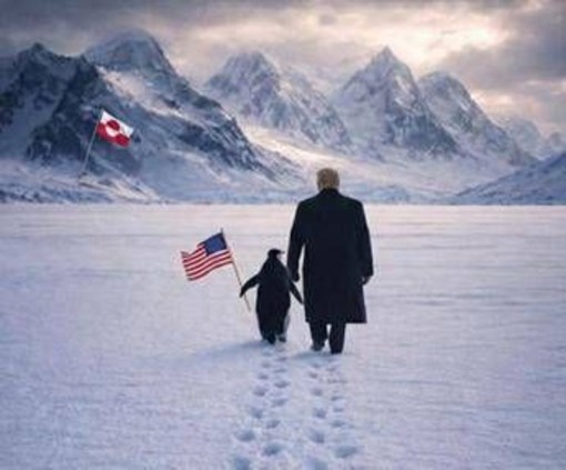 Trump, la Groenlandia e la foto col pinguino: stavolta la Casa Bianca stecca