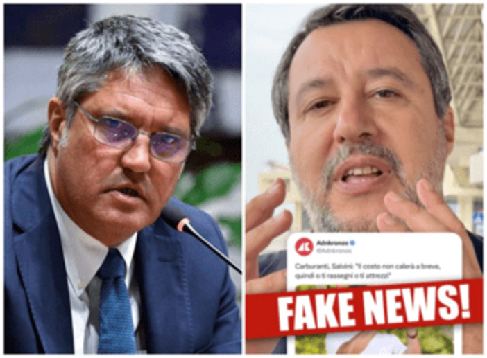 Desario risponde alle accuse di Salvini: "Nessuna fake news sui carburanti, l'Adnkronos fa informazione corretta"