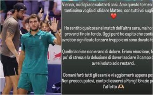 Cobolli: "Contro Berrettini lacrime di emozioni, conto di esserci a Parigi"