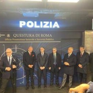 Roma, alla stazione Termini primo ufficio PolMetro, inaugurazione con Piantedosi Roma, alla stazione Termini primo ufficio PolMetro, inaugurazione con Piantedosi