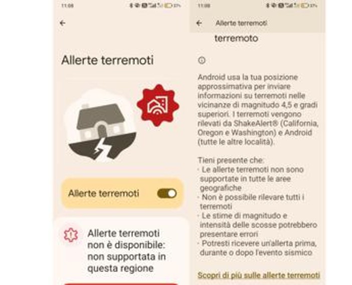 Venezuela, su alert terremoti alla popolazione l'Italia è 'scoperta' e il sistema Android non è attivo