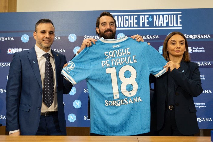 “Sanghe pe Napule”, Sorgesana con SSC Napoli e Avis per la donazione del sangue