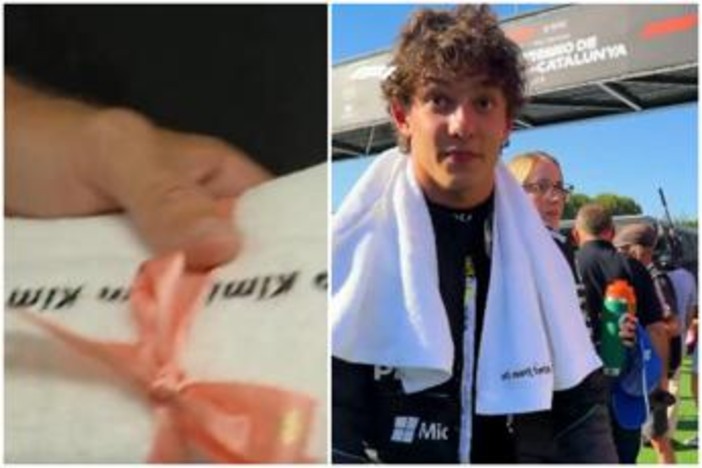 Formula 1, regalo speciale per Antonelli: un asciugamano firmato... Kim Kardashian Formula 1, regalo speciale per Antonelli: un asciugamano firmato... Kim Kardashian