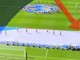 Mondiali, addetto Fifa intrappolato nella bandiera e 'salvato' Mondiali, addetto Fifa intrappolato nella bandiera e 'salvato'