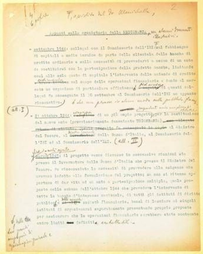 Mediobanca: 80 anni dalla fondazione - la prima banca d'affari della neonata Repubblica Mediobanca: 80 anni dalla fondazione - la prima banca d'affari della neonata Repubblica