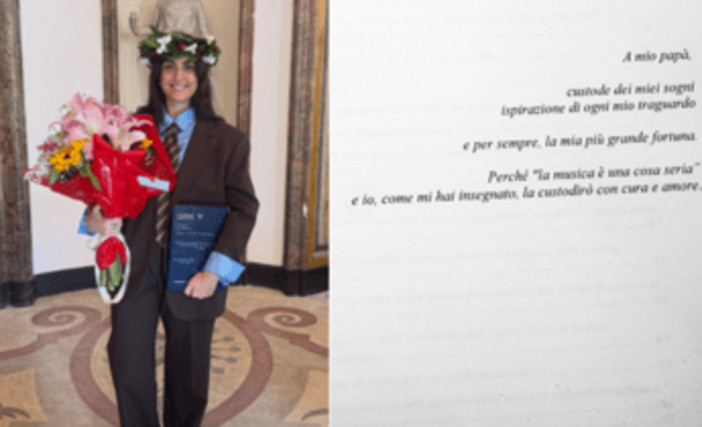 Pino Daniele, la figlia Sofia gli dedica la tesi di laurea: "Custode dei miei sogni"