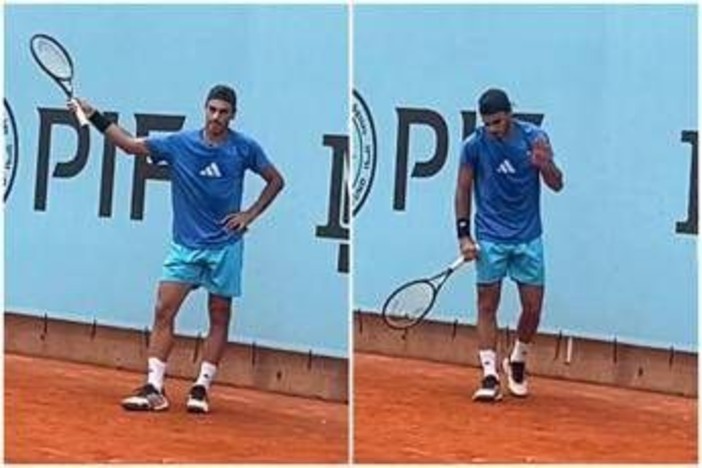 Sinner, allenamento a Madrid e Cerundolo... si infuria